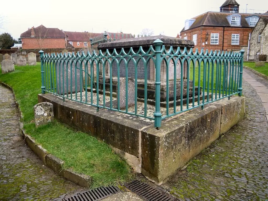 Cobbett's grave in Farnham